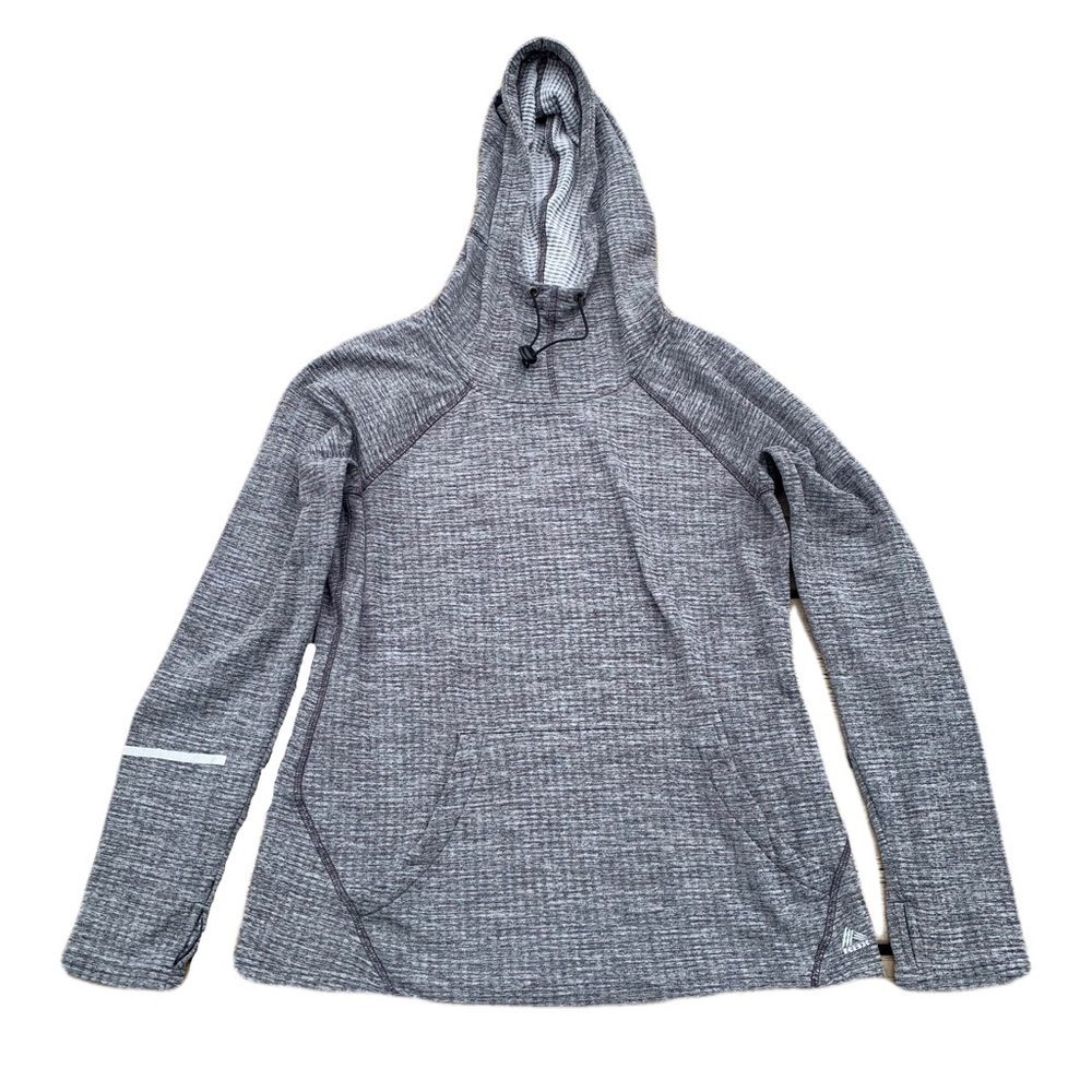3/$15 RBX Performance Hoodie – Gray Cowl Neck Pullover, Size M